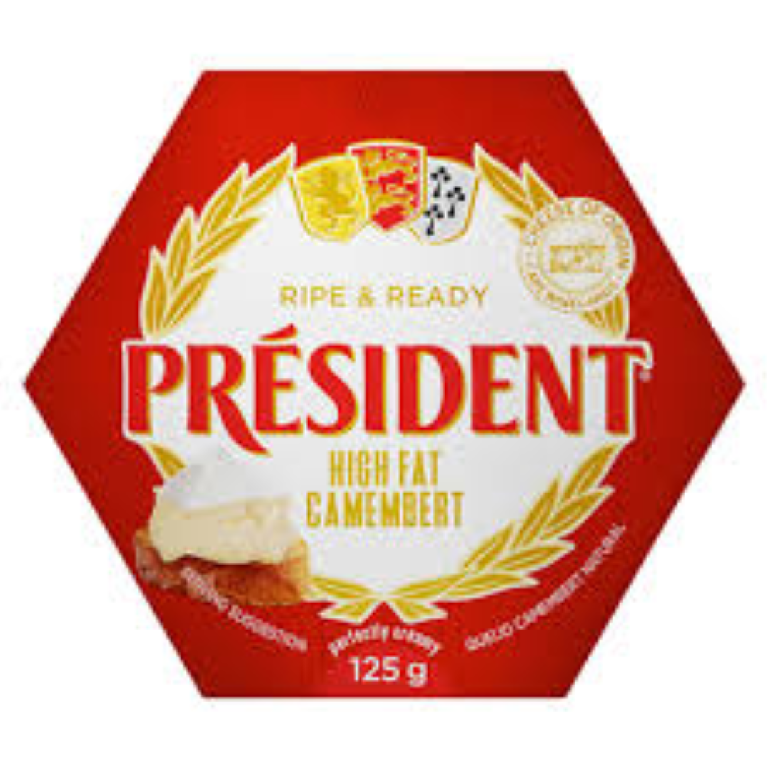 PRESIDENT CREAM OF CAMEMBERT CHEESE 125G
